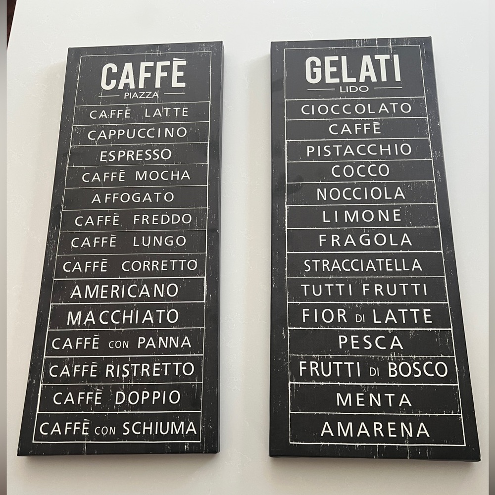 matching cafe canvases  SET of 2 PJATTERYD made exclusively for IKEA - Picture 2 of 8